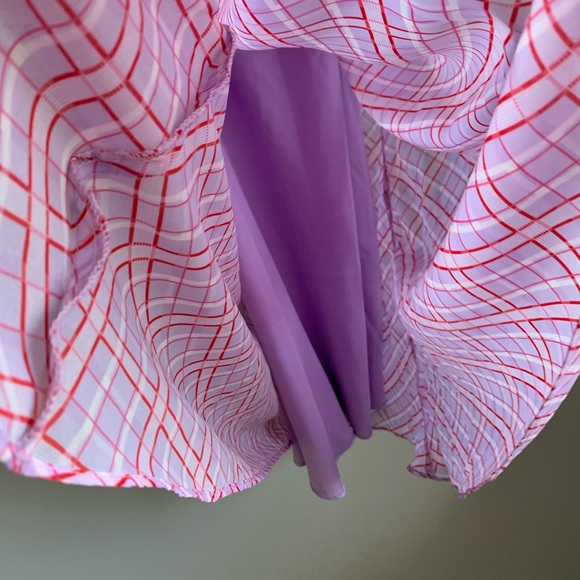 ❌SOLD❌Finders Keepers Nostalgia Dress Lilac Check - Picture 12 of 16